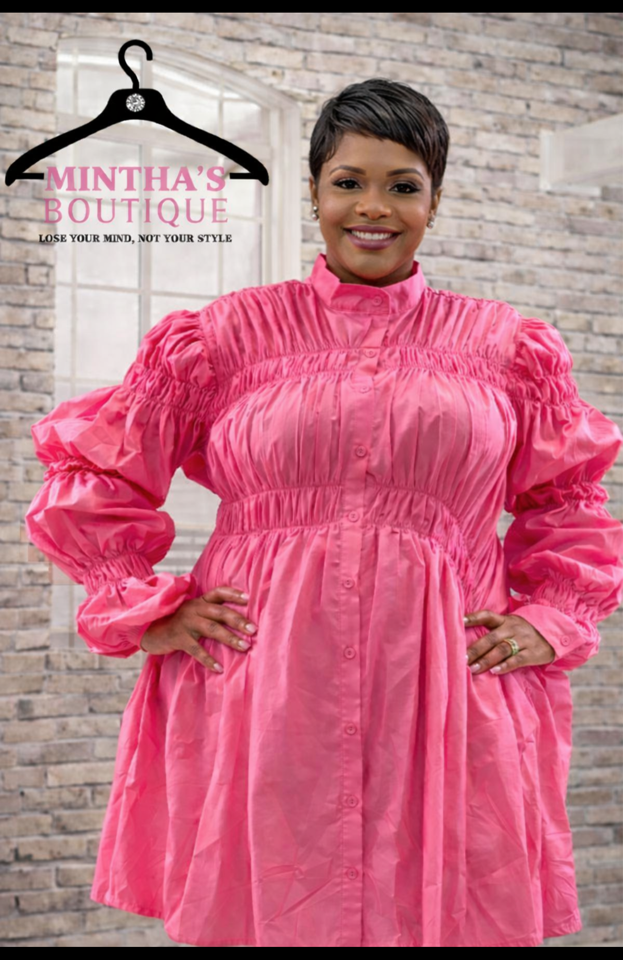 Rich Auntie Shirt/ Dress _Medium Only