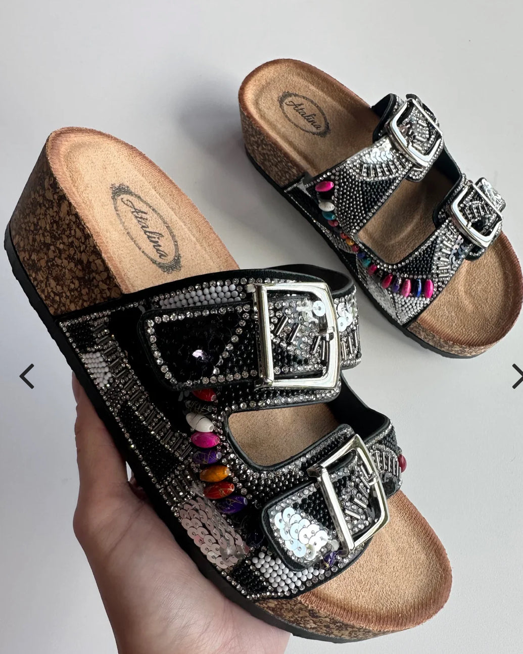 Georgia Black Sandal