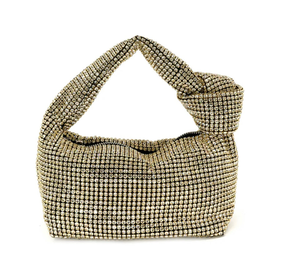 Gold Chic Rhinestones Crystal Bags
