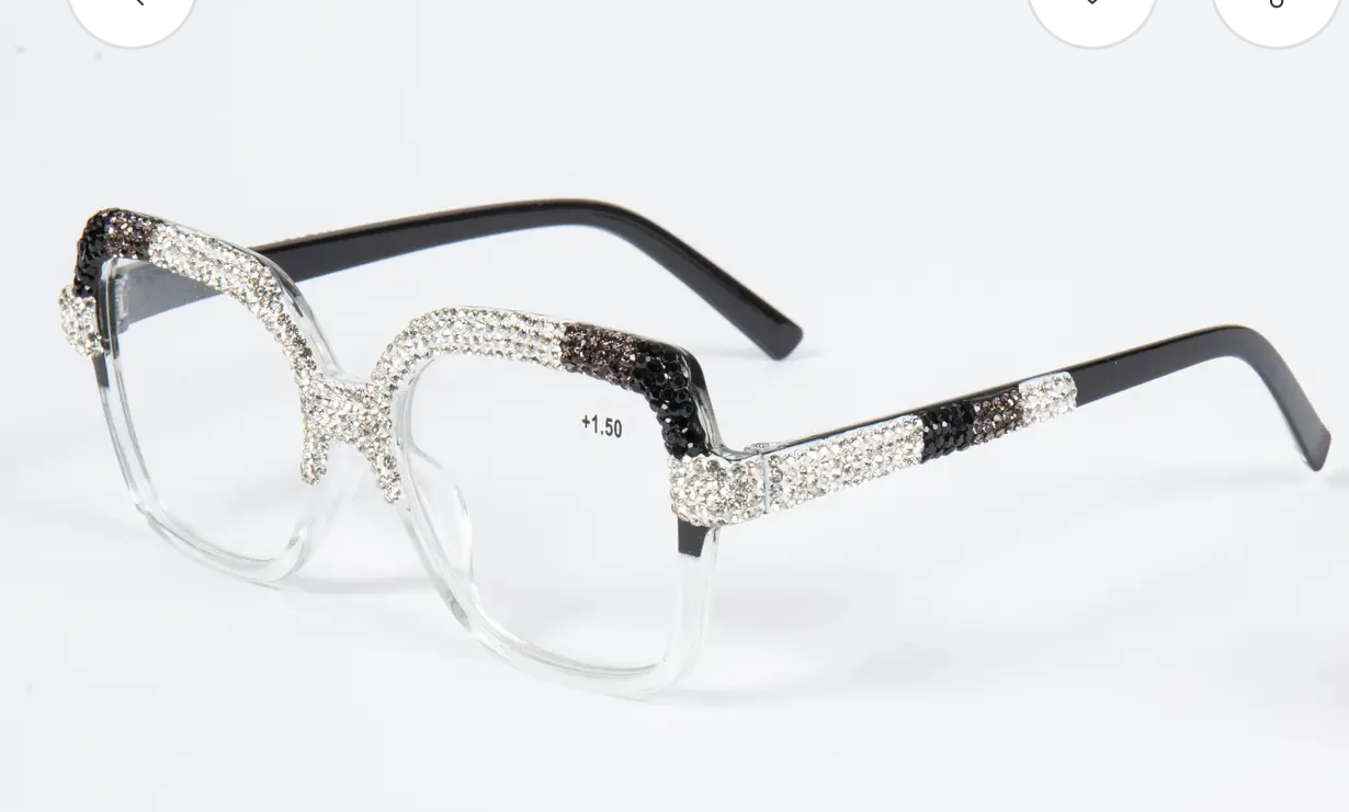 Bold Flossy Rhinestones Reader 2.5