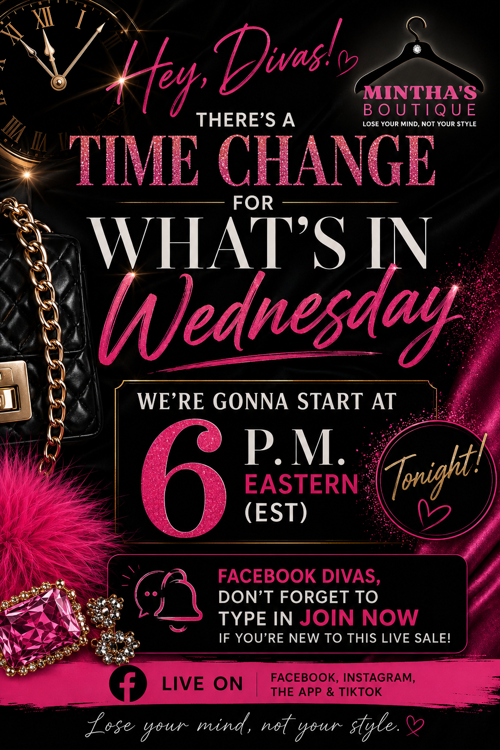 What’s In Wednesday 6PM EST Tonight