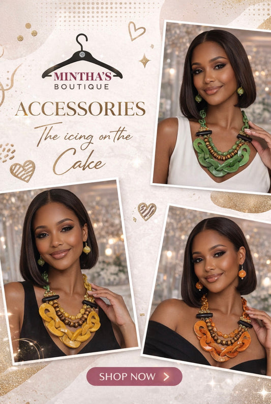 Chunky Resin Chain Link Mixed Beaded Statement Necklace