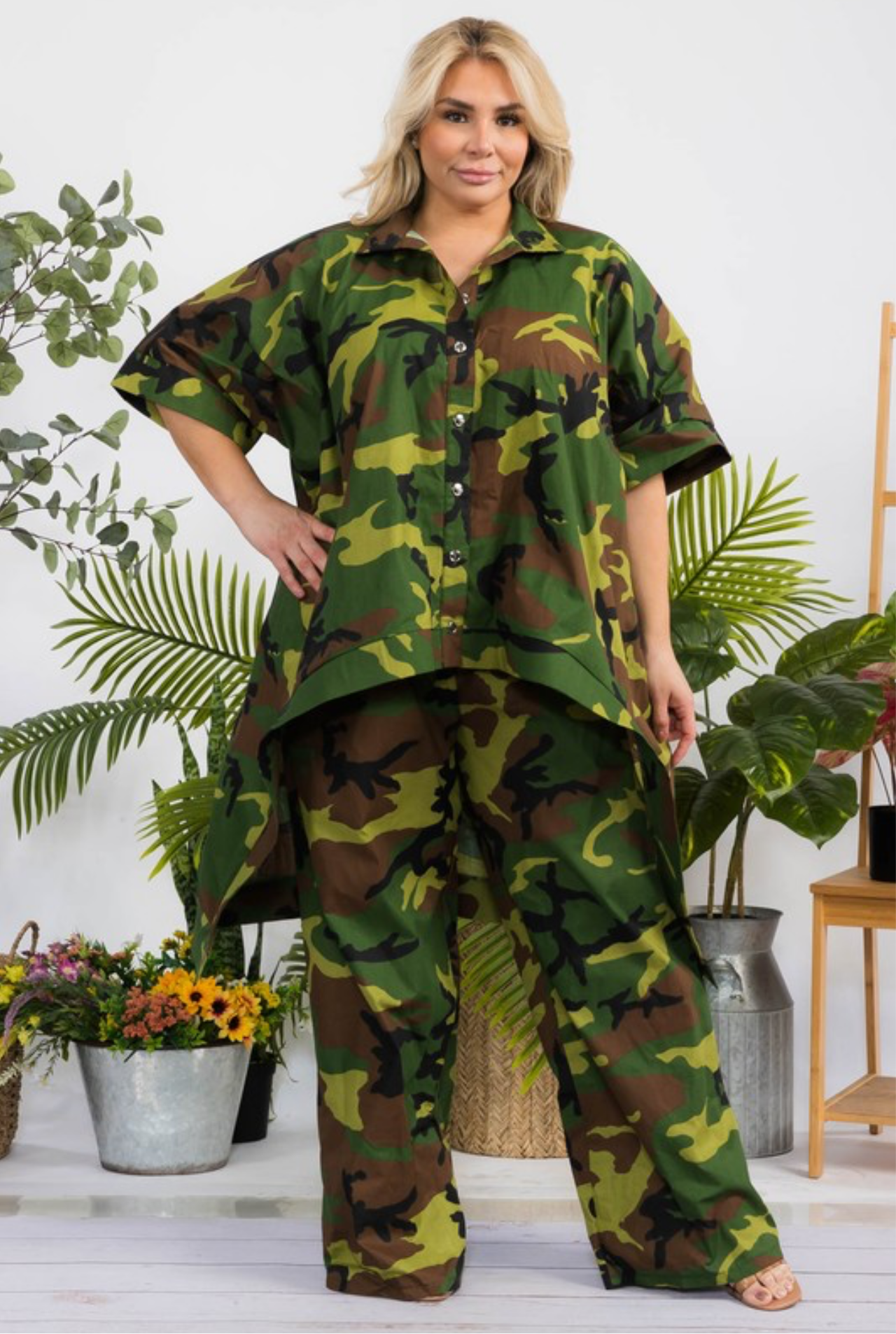 Whiskey Camo 2pc Pant Set _Large