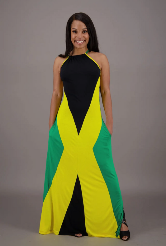 Rasta Maxi dress One size fit