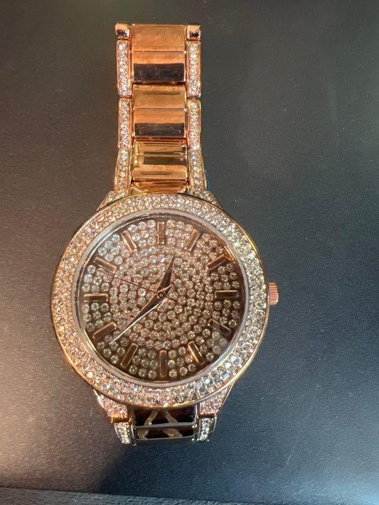 Kendall Gold Rhinestone Watch