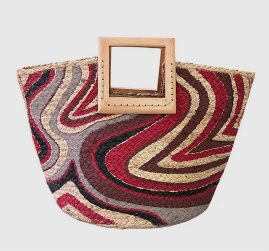 Jute Woven Tote Bag