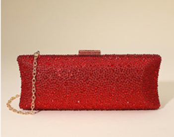 Classy Rhinestone Embellished Clutch  Bag