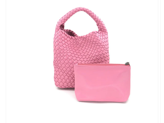 Wendy Mini Woven Hobo Purse