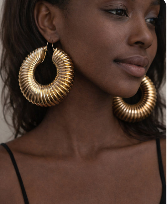 Turkish Textured Hoops