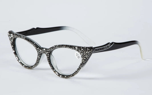 Gun Metal Rhinestone Reader 2.0