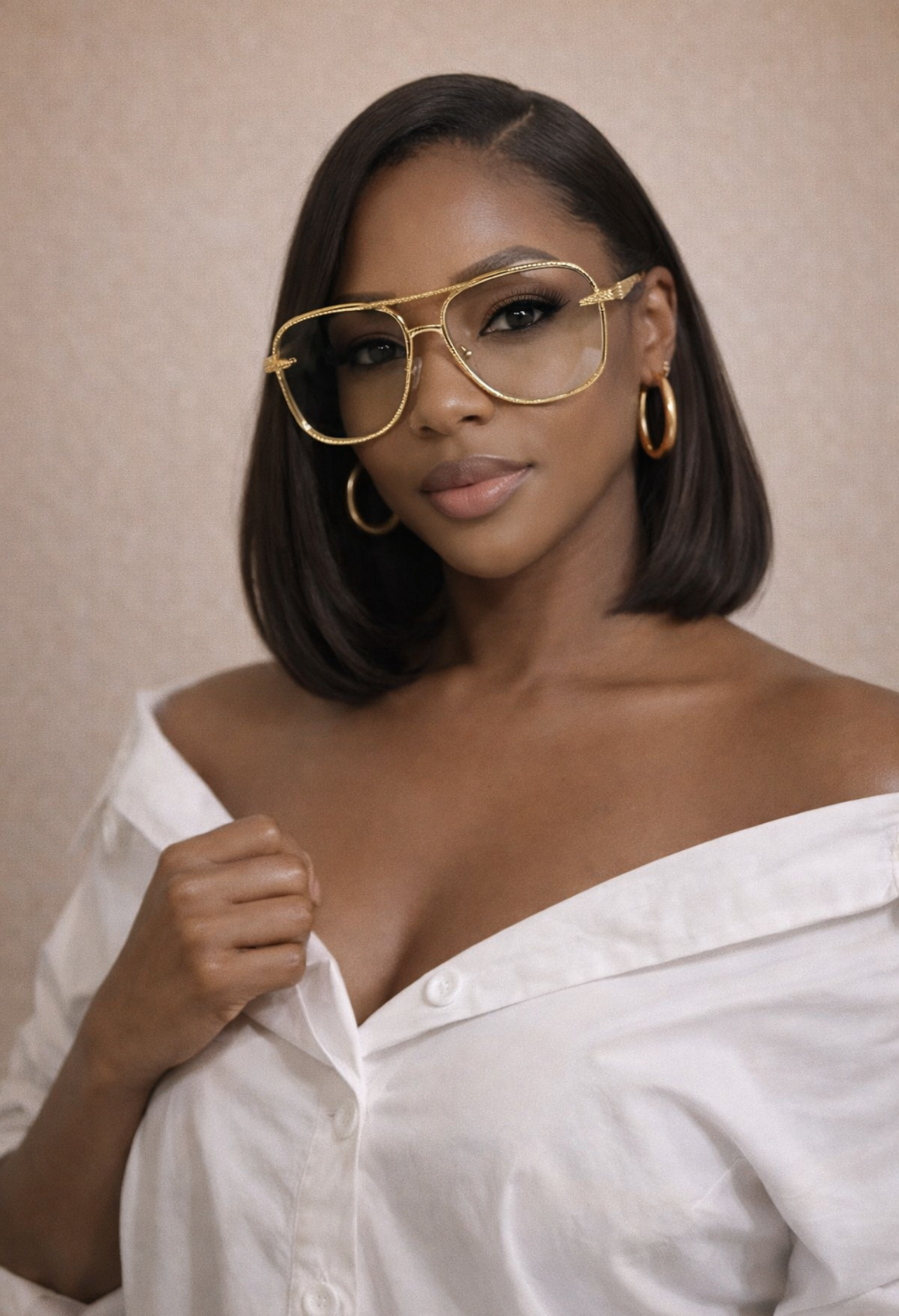Bold Gold Aviator