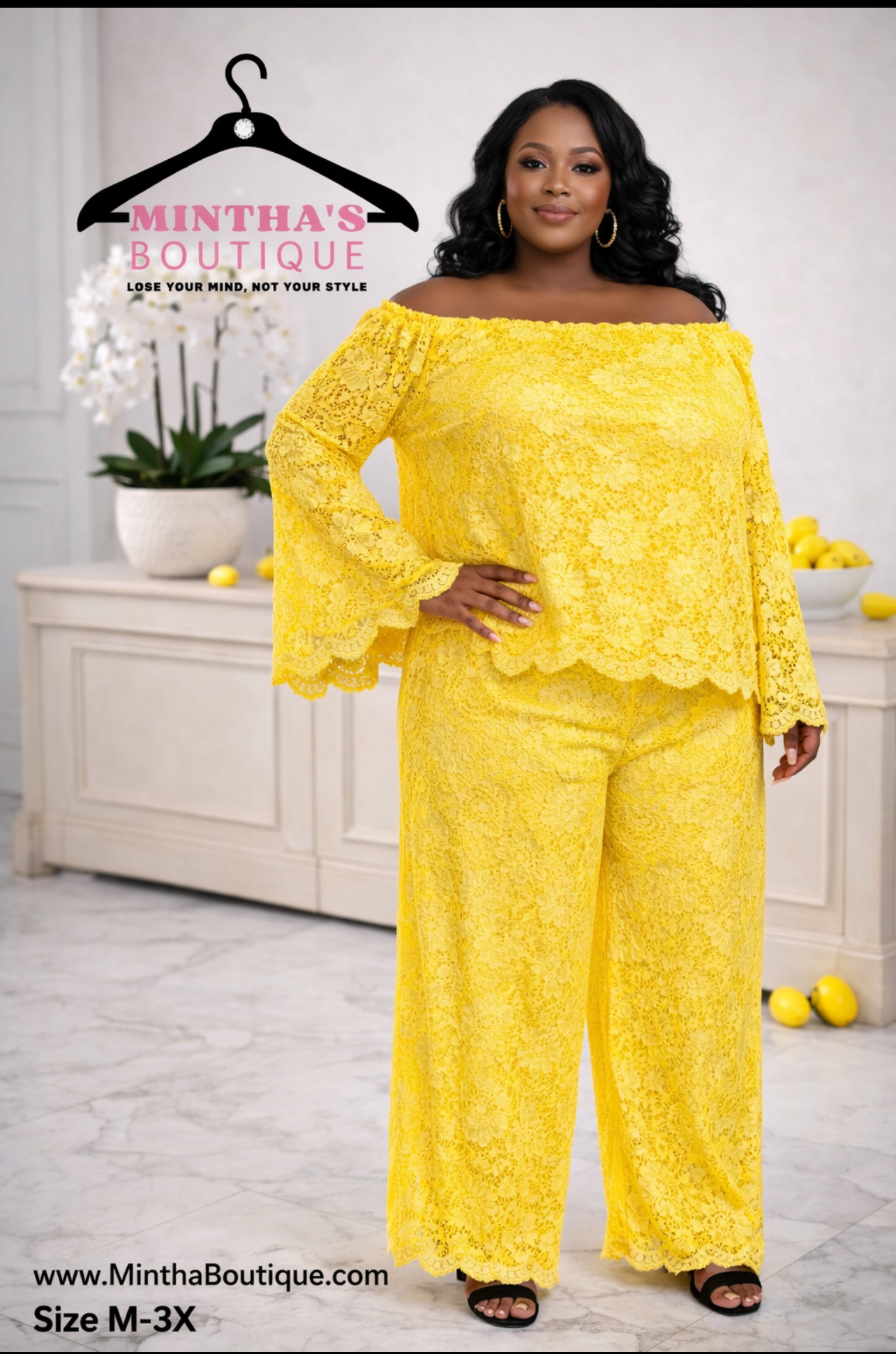 Lace Obsession Pants Set