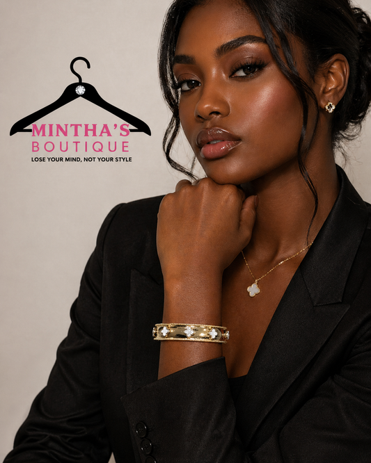 Hinged Clover Bracelet
