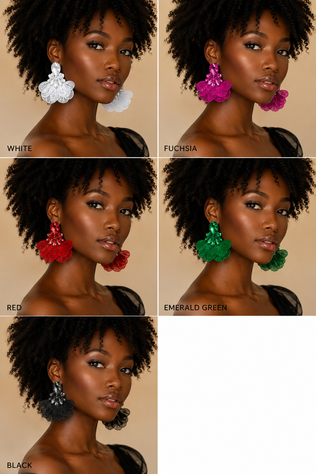 Flower Child Glitzy Earring