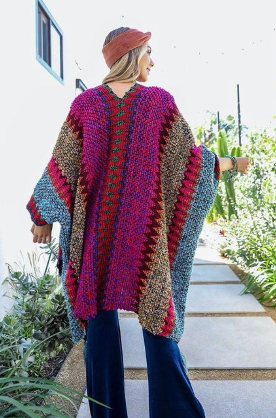 Rocking Out Kimono_Magenta